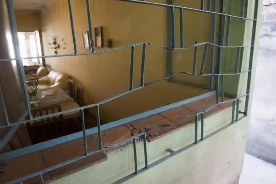 ZONA INSEGURA. Los familiares del octogenario se quejaron de los constantes robos que se registran en calle Santa Fe al 2.100.  