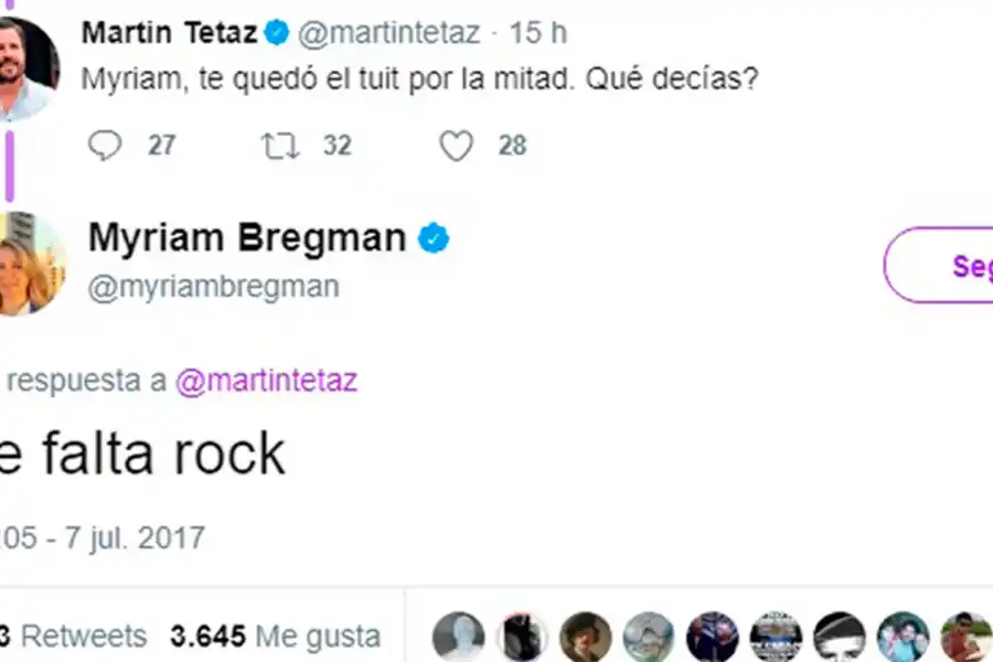 Te falta rock, la campaña de Spotify inspirada en la respuesta de la diputada Myriam Bregman 