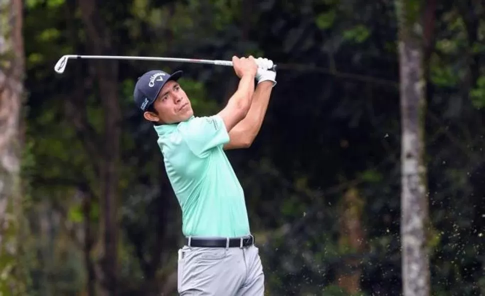 BUENOS TIROS. Augusto Núñez cerró el torneo paulista con una gran ronda. pga