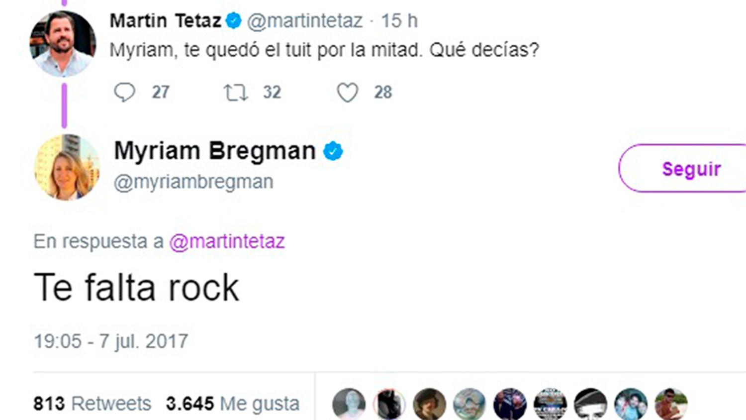 Te falta rock, la campaña de Spotify inspirada en la respuesta de la diputada Myriam Bregman 