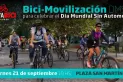 Para desalentar el uso de autos, organizan una bicicleteada céntrica