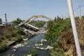 Puente caído: la empresa niega fallas y habla de vandalismo