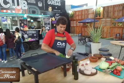Hoy, en Cocinando con Maxi: picana envuelta en panceta ahumada, desde la Expo