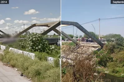 Interactivo: así se veía el puente de avenida Colón antes de la caída