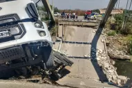 Manzur, sobre la caída del puente: vamos a hacer uno nuevo