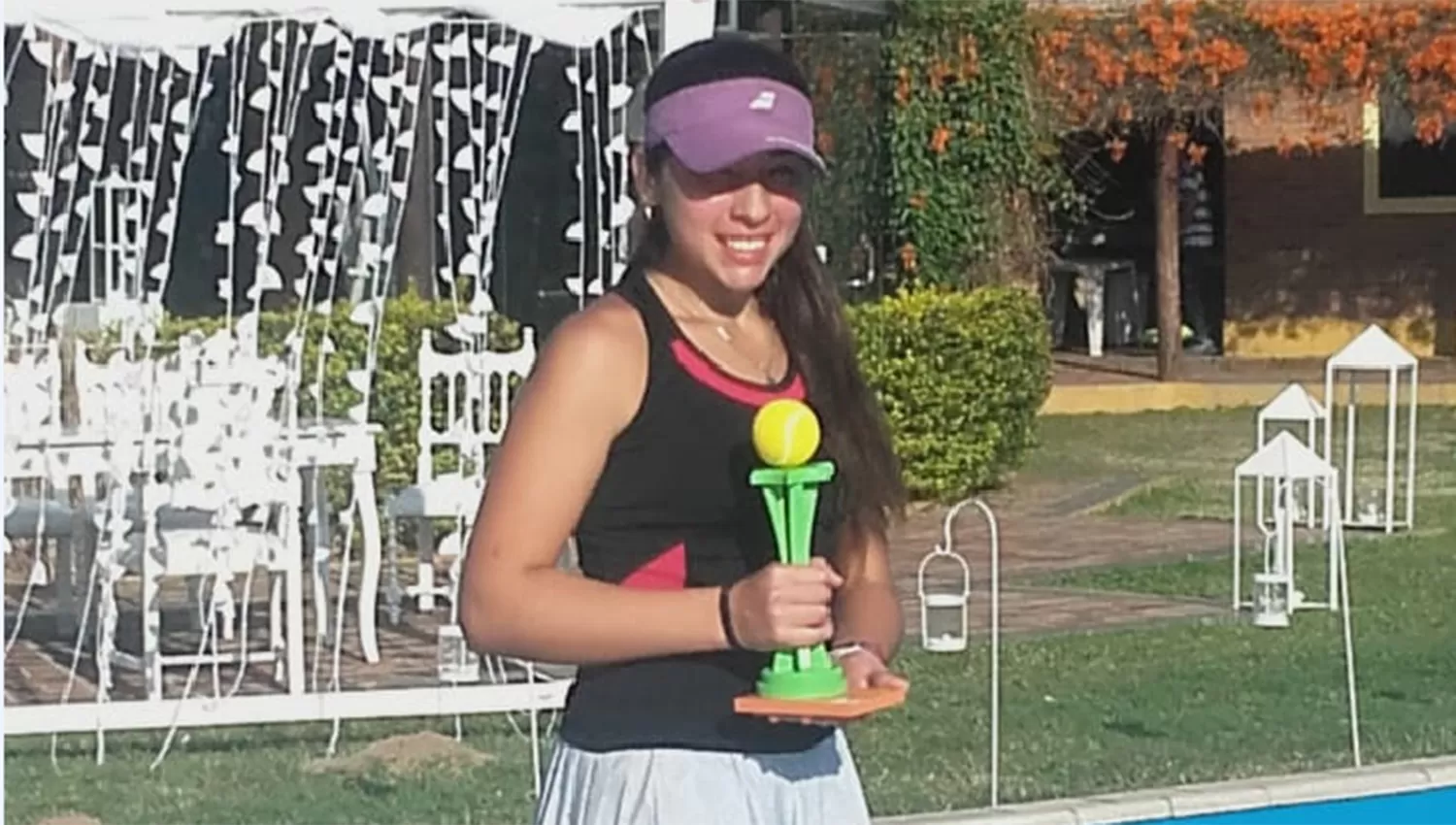 La tenista tucumana Emilse Ruiz