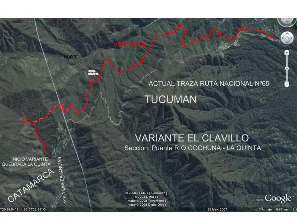 ESQUEMA. El plan del recorrido prevé un recorte en la distancia desde Concepción hasta Andalgalá: 37 kilómetros menos, con aptitud para carga pesada. 