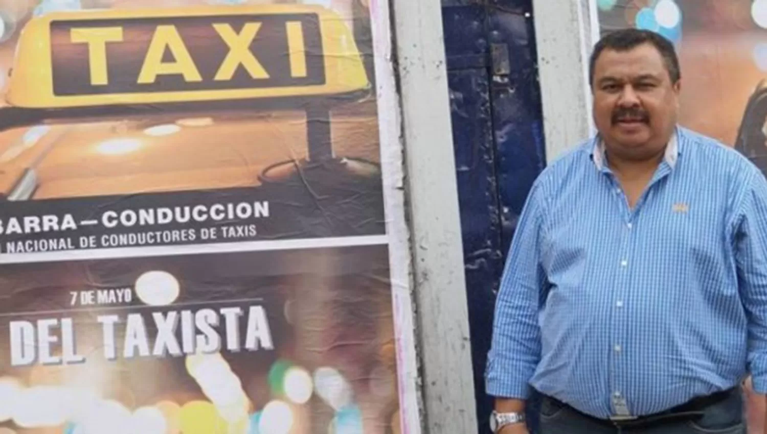 José Ibarra, secretario general del Sindicato de Taxistas.