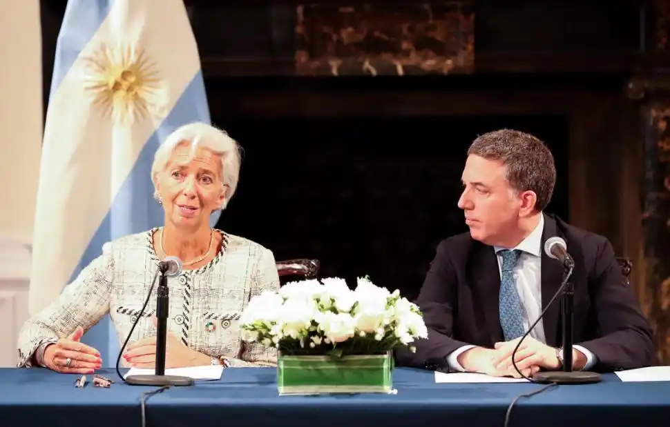 OPTIMISTAS, TRAS EL NUEVO ACUERDO. Lagarde apoyó el plan económico de Macri, y Dujovne destacó que no se emitirá más deuda en el corto plazo. 