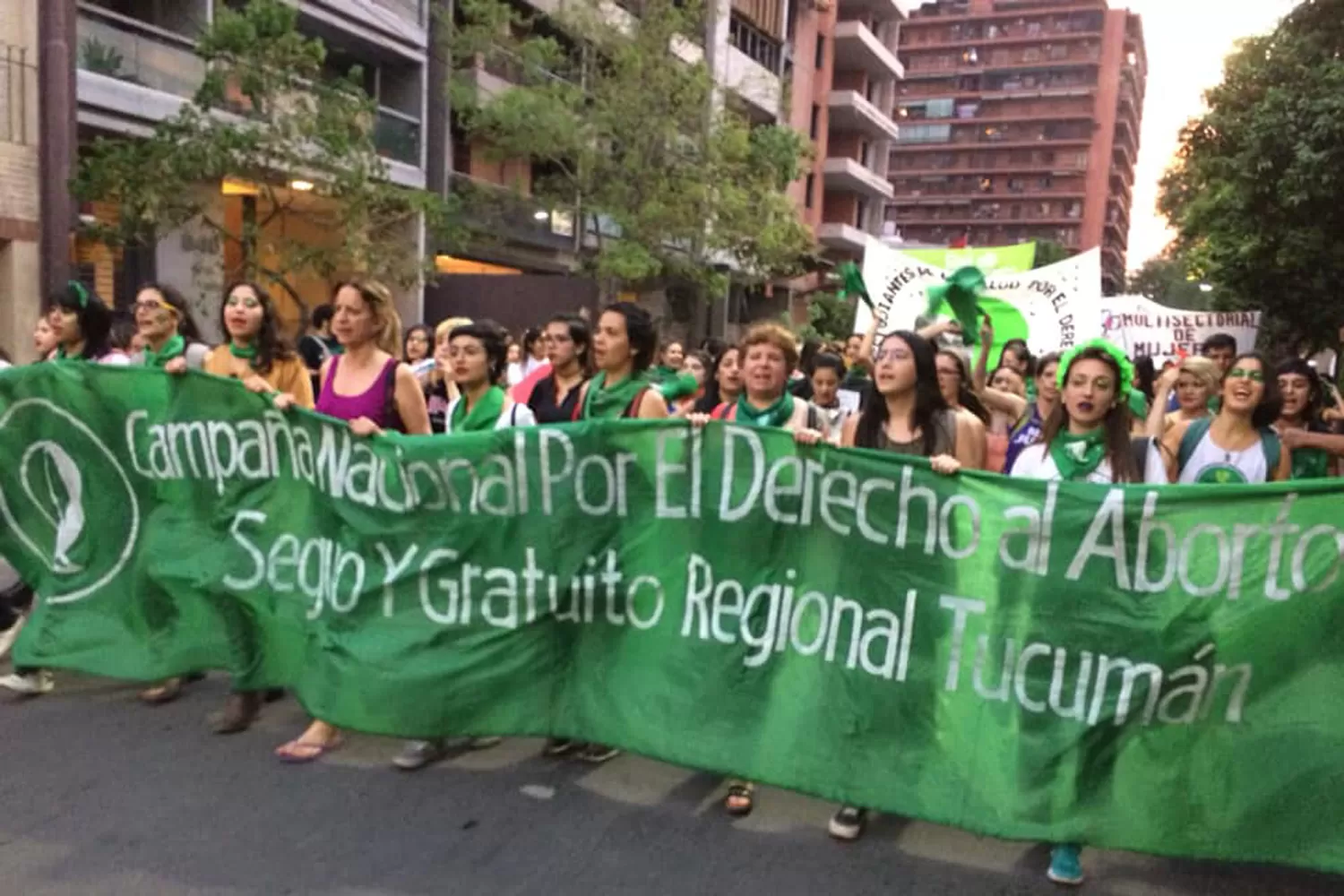 DÍA INTERNACIONAL DEL ABORTO LEGAL. Miles de tucumanos se manifiestan en la plaza Independencia.