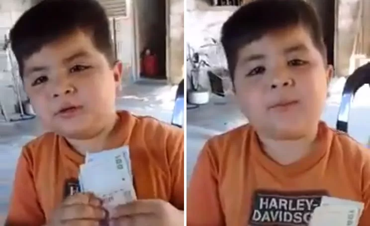 El niño tucumano que quiere gastar todo su dinero en panchuques se volvió un fenómeno viral