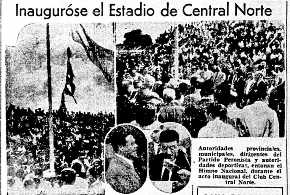NUEVA SEDE. Los cuervos inauguraron su nuevo estadio en 1953 tras dejar la zona del parque.