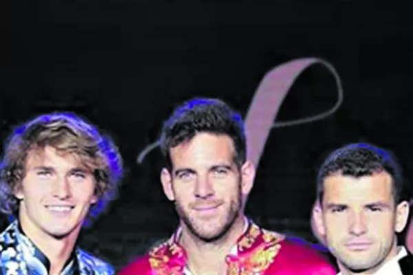 En China, “Delpo” juega, gana, modela y sueña