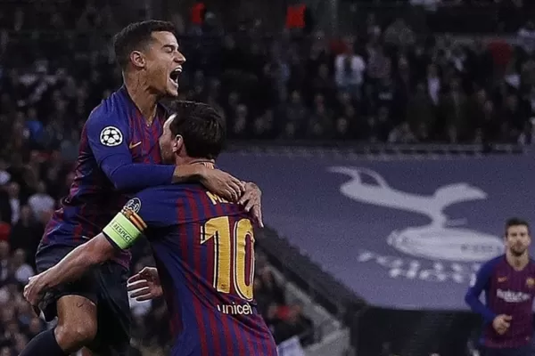 Lionel Messi sentencia la victoria de Barcelona sobre el Tottenham en Wembley