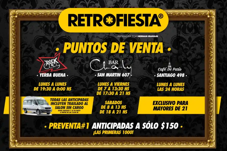 Este sábado vuelve La Retrofiesta