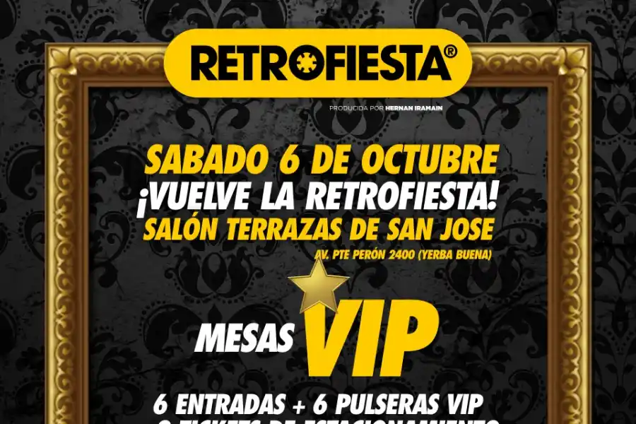 Este sábado vuelve La Retrofiesta