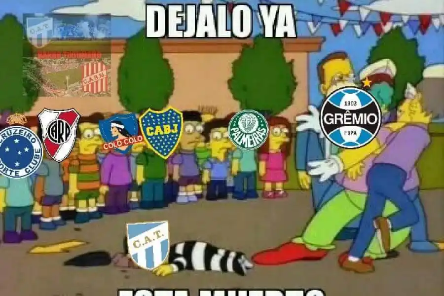 Las cargadas de los hinchas de San Martín y las respuestas de los fanáticos de Atlético