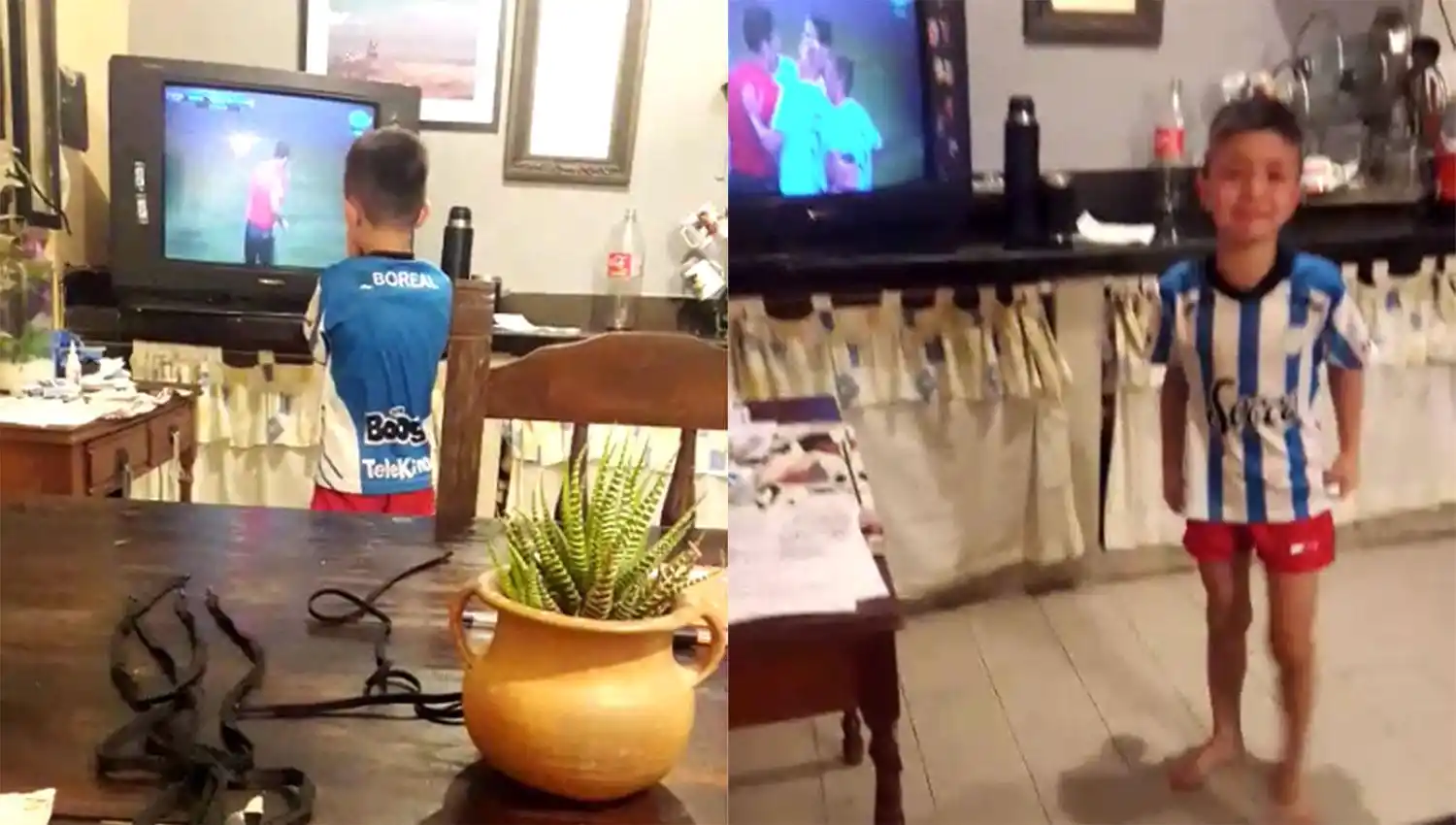 Video: el enorme gesto de Laucha Lucchetti con el niño que lloró por su expulsión ante Gremio