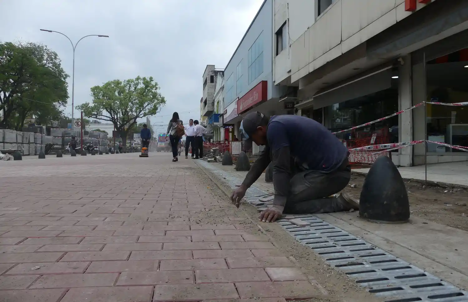 La plaza Mitre de Concepción ya muestra su nuevo relieve urbano