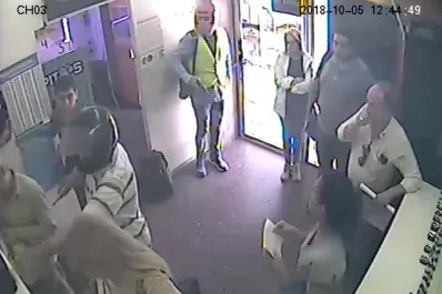 Video: así fue el asalto al Pago Fácil de barrio Norte