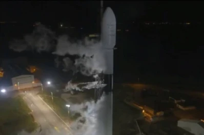 Video: así fue el lanzamiento de Saocom 1A, el satélite argentino