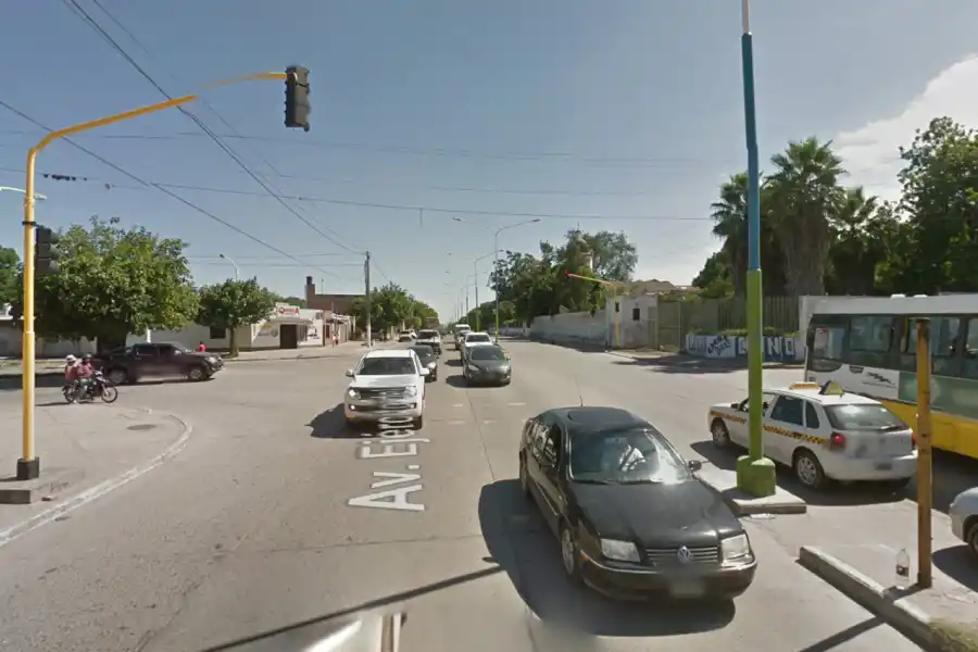 La esquina donde el acusado citó a la menor de edad.