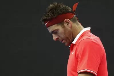 Del Potro abandonó en Shanghai por un golpe en la rodilla