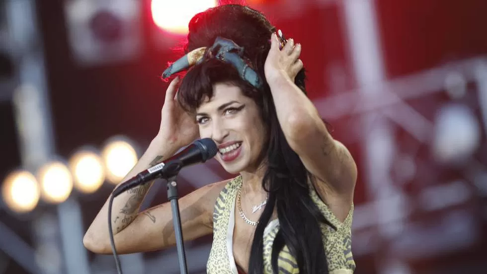 EL REGRESO. Amy Winehouse durante un show 