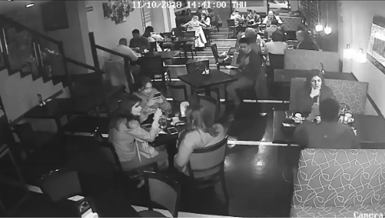 Otro ladrón quedó filmado cuando robaba una cartera en un bar