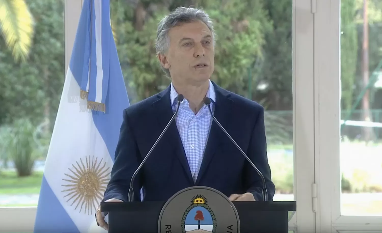 Macri hizo el anuncio desde la Quinta de Olivos.