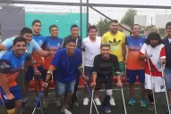 Fútbol y emoción: el Pulguita Rodríguez visitó al equipo tucumano de futbolistas amputados