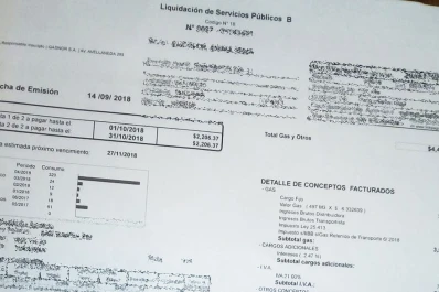 Una jubilada recibió una factura de gas de $ 4.400: si la paga no le alcanza para comprar medicamentos
