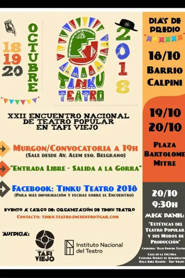 Encuentro de arte callejero: Tafí Viejo volverá a murguear al ritmo del Tinku 