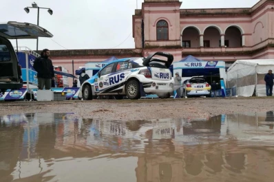 Rally Argentino: las lluvias complican los planes para hoy en Concepción del Uruguay