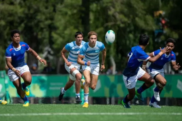 Vanni marcó un try en el gran debut de los Pumitas