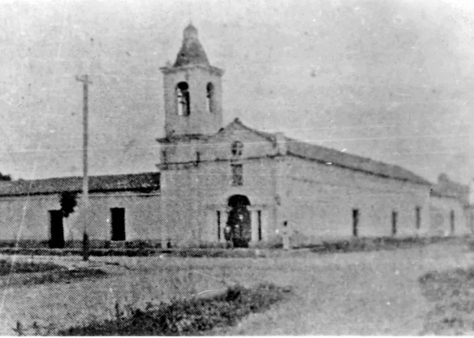 LA EX CASA DE JESÚS. Esta borrosa foto publicada en 1901, muestra la capilla erigida por las Hermanas Esclavas. 