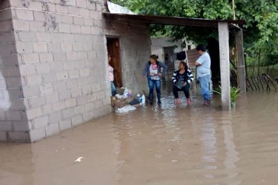 Varias familias del sur se encuentran aisladas como consecuencia de las lluvias