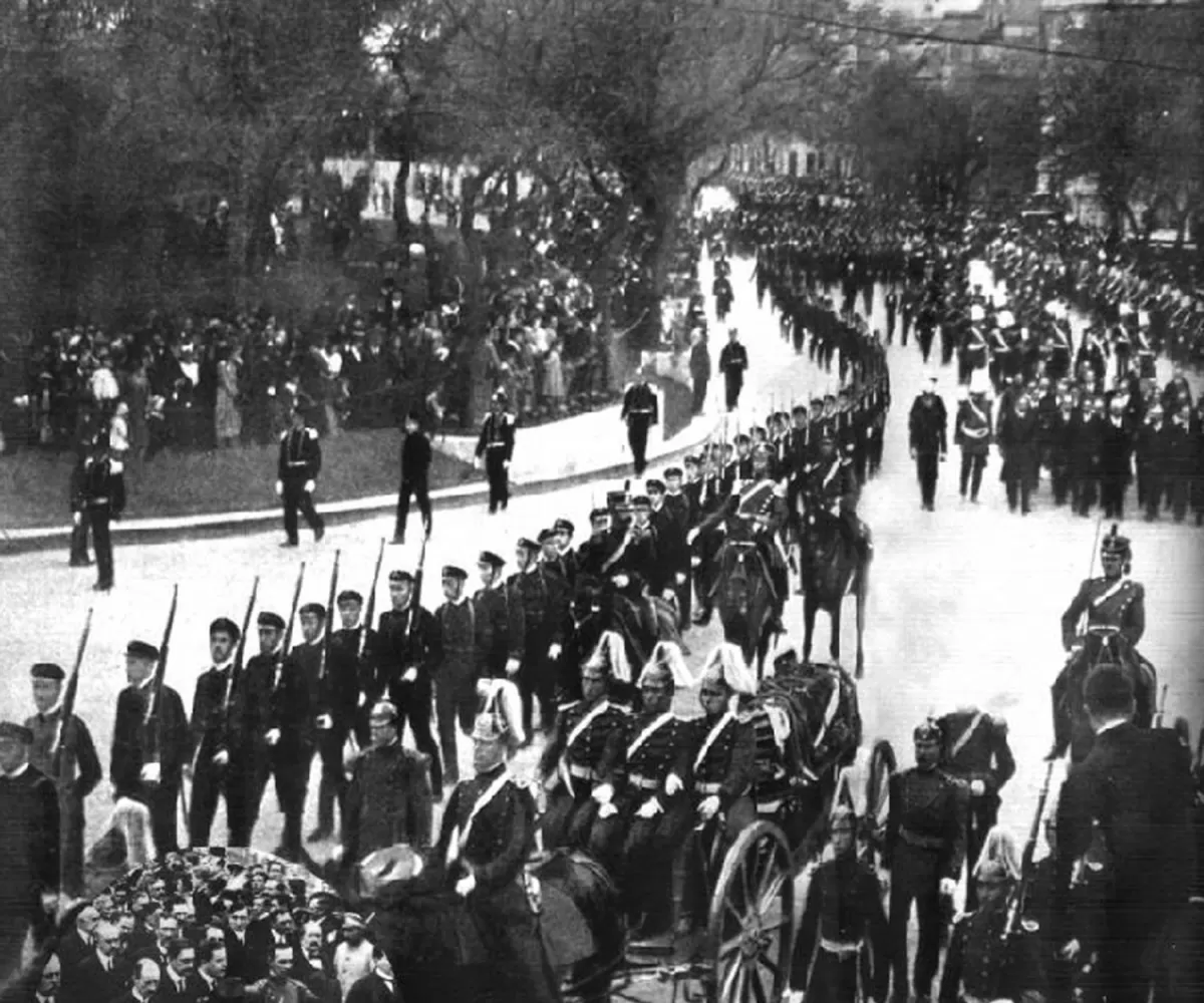 20 DE OCTUBRE DE 1914. Cabeza del cotejo fúnebre del tucumano que presidio dos veces la República.