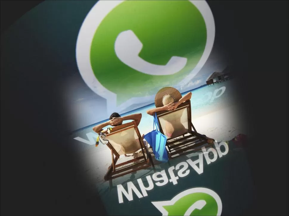 PARA RELAJARSE. El objetivo de WhatsApp es que los usuarios puedan vacacionar sin estar pendientes de sus móviles. 
