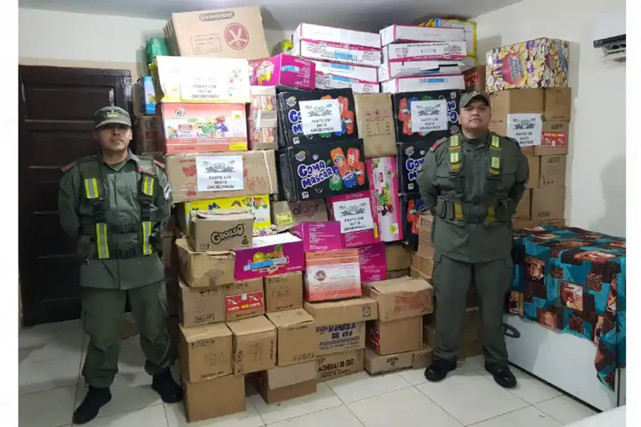 Gendarmería secuestró mercadería ilegal valuada en $ 1,6 millón