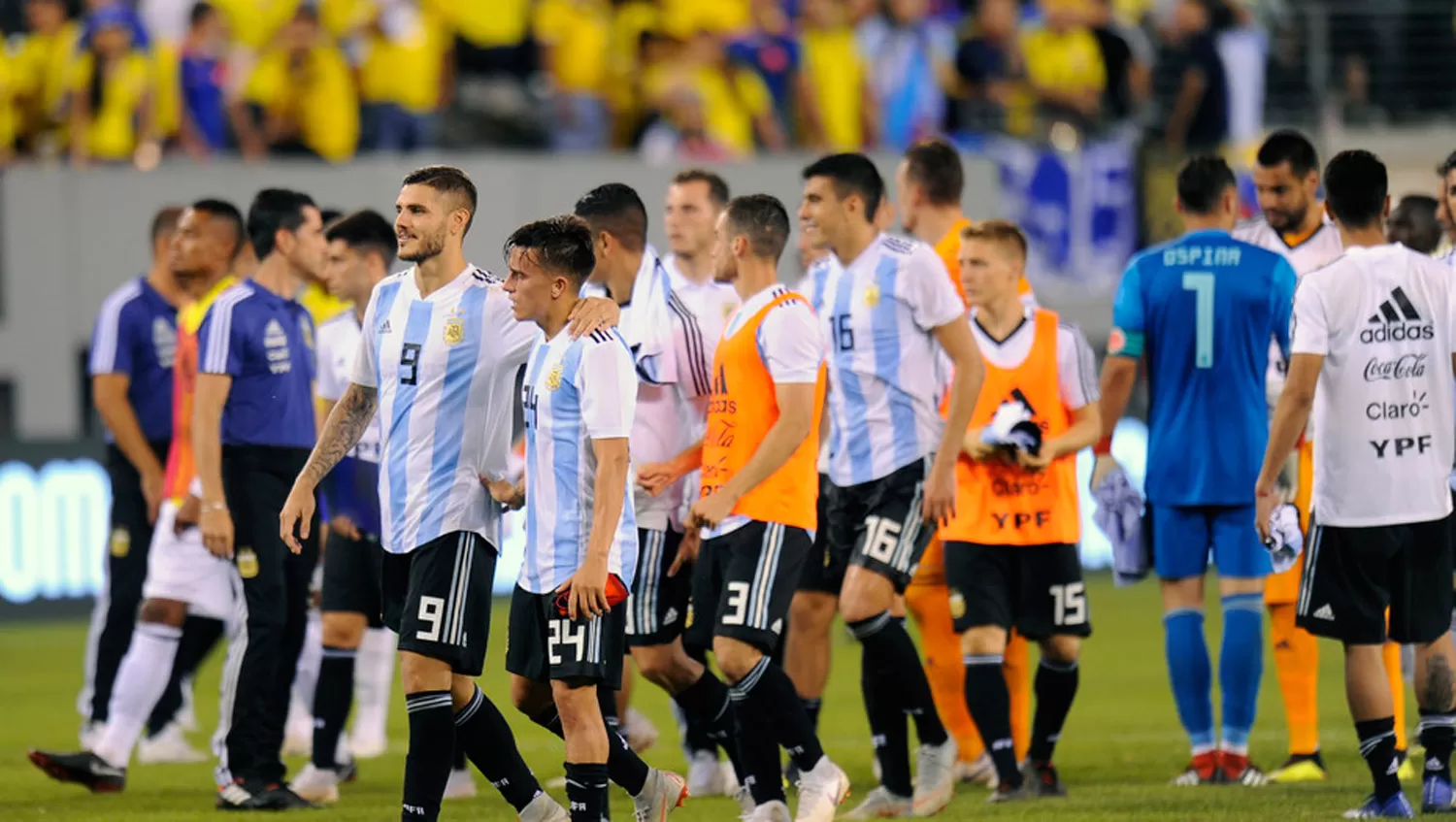 NI ENTRE LOS 10 MEJORES. La Selección Argentina pierde lugares en el ranking mundial.