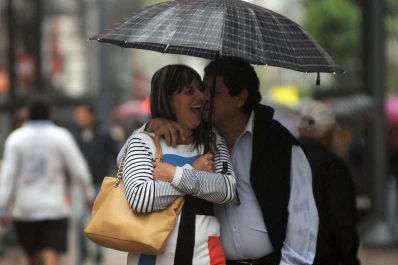 Se viene el fin de semana: ¡aflojale un poco, lluvia!