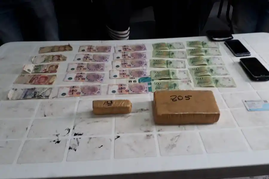 LO QUE SECUESTRÓ LA POLICÍA