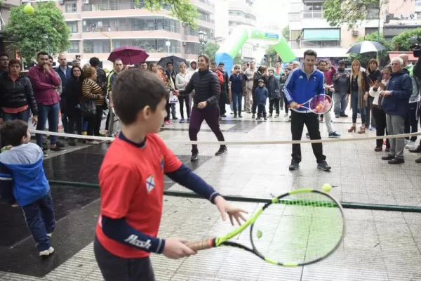 Tenis: Magia bajo la lluvia