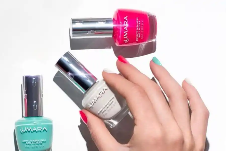 COMBINADAS. Se utilizan hasta tres colores en una misma mano. gentileza Umara