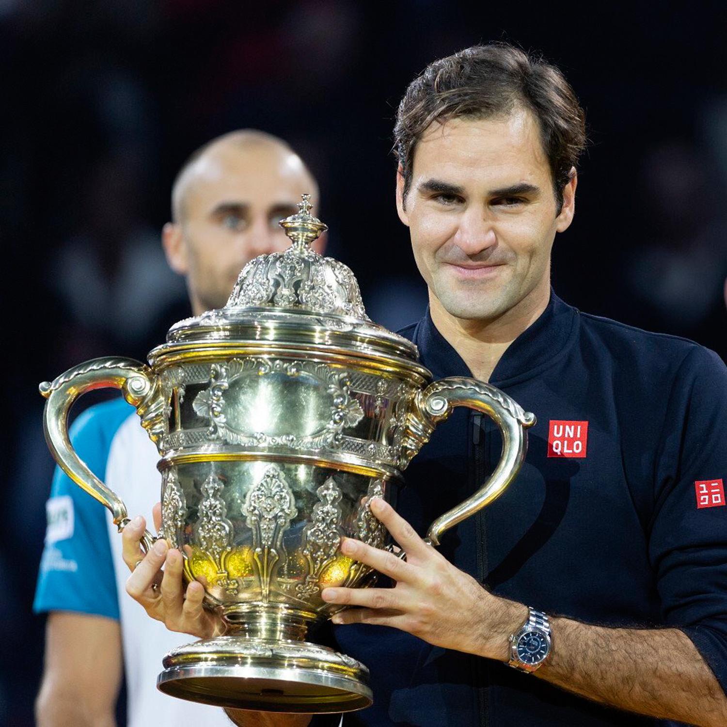 Federer ganó en Basilea y sumó el título 99 en toda su carrera