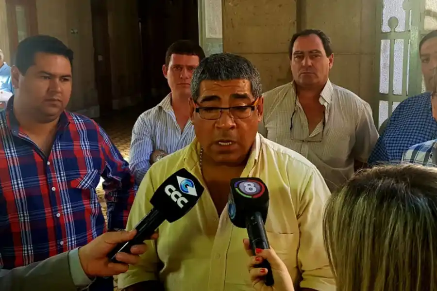 CÉSAR GONZÁLEZ. El secretario general de UTA se reunió con autoridades del Ministerio de Seguridad.