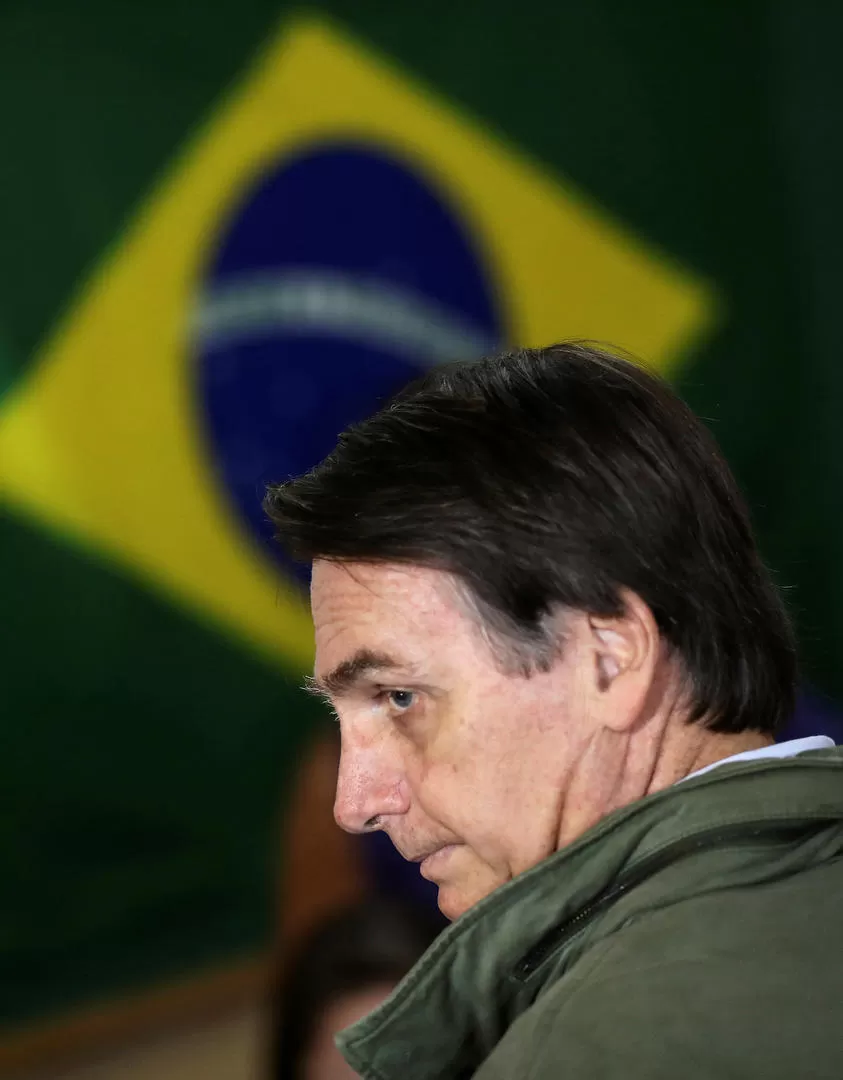 ESPERA. Bolsonaro asumirá el poder en Brasil el primer día de 2019. Reuters