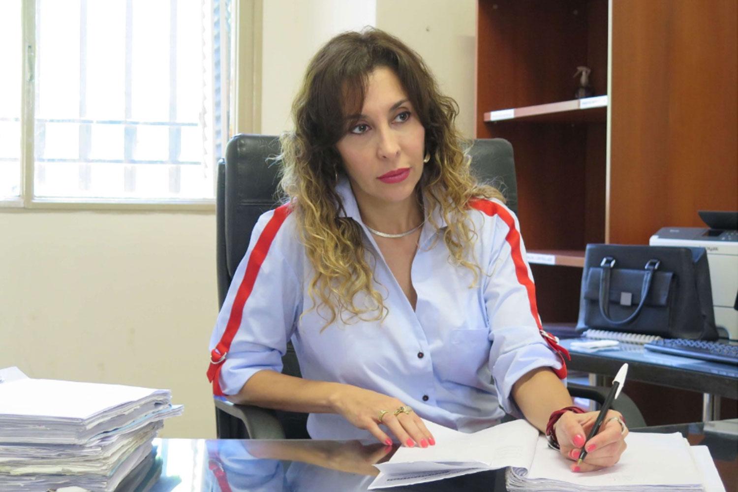 LA AUTORA DEL FALLO.  Karina Lescano de Francesco, jueza Civil en Familia de la I° Nominación.