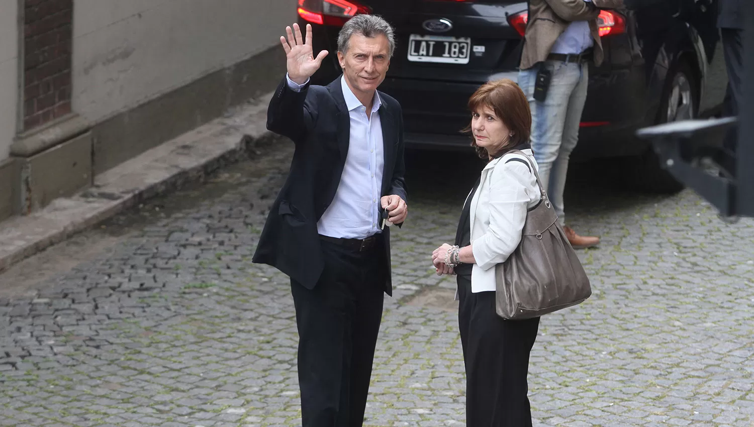 Macri y Patricia Bullrich garantizaron las medidas de seguridad para las finales. DYN